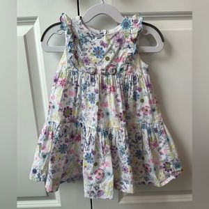 Angel Dear Floral Sleeveless Dress (Size 18 -24 Months)